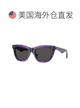 自营burberryBE4435 411387 Check Violet/Dark Grey - check vio