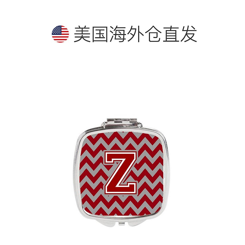 Carolines Treasures CJ1049-ZSCM Letter Z Chevron Maroon& Wh-图1