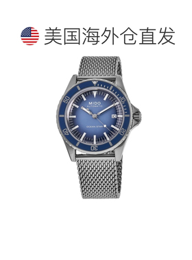 自营Mido Ocean Star Tribute Blue Dial Steel Men's Watch M026
