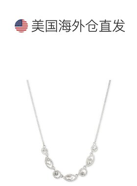 1h可退 【】Givenchy|密镶水晶球形正面项链，16 英寸 +