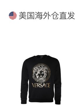 自营Versace Medusa Fleece Cotton Crew Neck Sweatshirt Men's