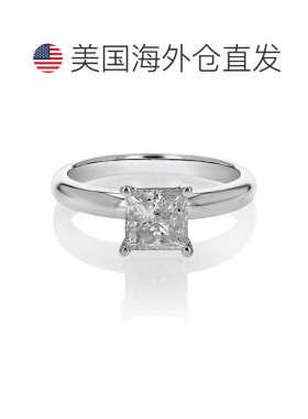 自营vir jewels1.35 cttw Princess Diamond Solitaire Engagemen