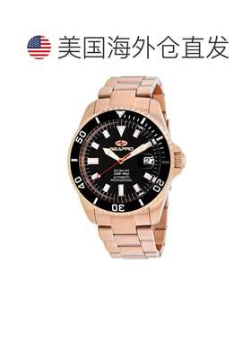 自营Seapro Men's Scuba 200  Black Round 44mm - black 美国奥