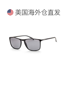 自营Calvin Klein Men's 57mm Black Sunglasses - black 美国奥