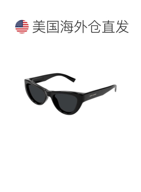自营saint laurentSL676 003 Dark Havana/Grey - shiny black 美