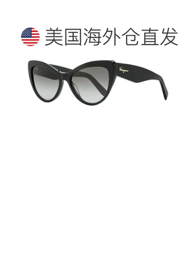 自营salvatore ferragamoFerragamo女士Script徽标太阳镜SF930S 0