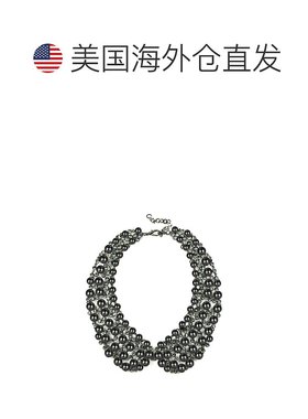 自营 eye candy戴安娜声明项链 - 黑色 - 多 美国奥莱直发饰品