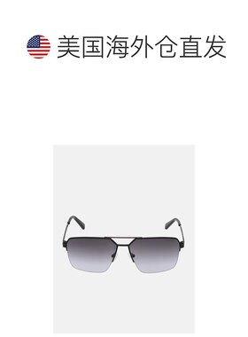 自营guess金属飞行员太阳镜-黑色 美国奥莱直发