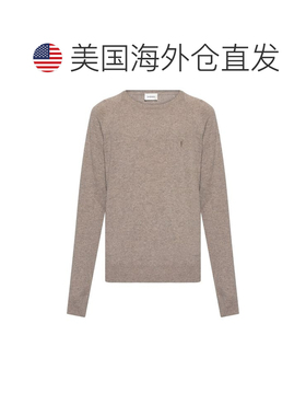 自营Saint Laurent Men's Cashmere Sweater - dove grey 美国奥