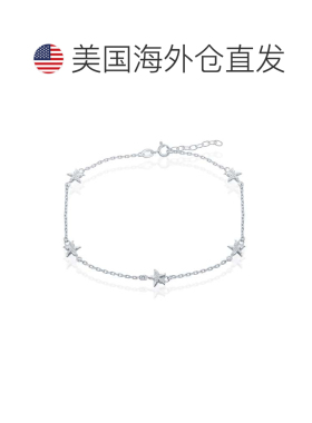 自营simonaSterling Silver Starfish Anklet silver 美国奥莱直