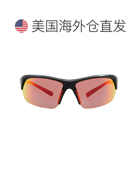 自营Nike Red Mirror Wrap Men's Sunglasses NIKE SKYLON ACE M