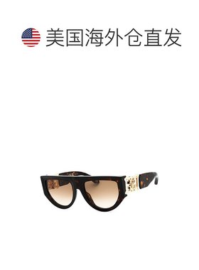 自营 Roberto Cavalli中性款SRC036V 60mm太阳镜-灰色 美国奥莱直