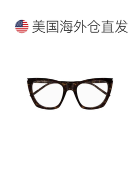 自营saint laurentSl 214 Kate Thin Opt Cat-Eye Tortoiseshell