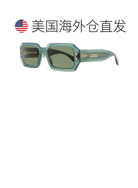 自营Isabel Marant女式Lizzy太阳镜IM0144S 1EDQT绿色53mm-1dqt