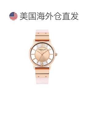 自营Kenneth Cole Women's Classic 34mm Quartz Watch - rose go