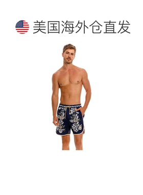 自营agua benditaLiam Men's Swim Trunks - blue 美国奥莱直发