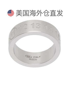 1h可退 【美国直邮】maison margiela  戒指银戒指