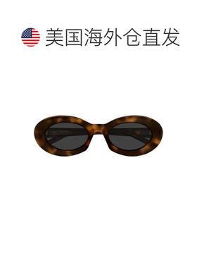 自营saint laurentSl 594 Linea Sl Logo Oval Havana Acetate Su