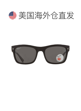 自营ray-banRay Ban Polarized Black Square Unisex Sunglasses