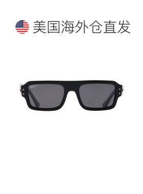 自营ray-banRay Ban Lukas Bio-Based Polarized Black Rectangul