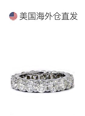 自营 pompeii35 克拉爪形钻石永恒戒指 14K 白金 - 14k 白金 美国