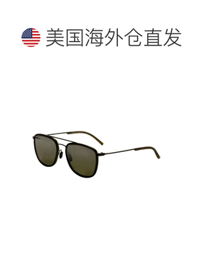 自营Porsche Design男士57毫米深色Gunmetal橄榄色太阳镜-深色gun
