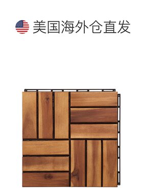 自营 safavieh河内木地板砖 - 天然 美国奥莱直发