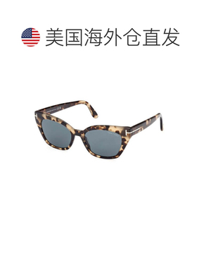 自营Tom Ford Sunglasses Square Full Rim, Shiny Black Frame A