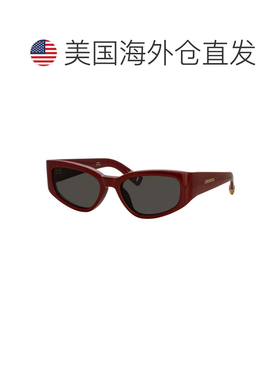 自营Jacquemus Sunglasses Cat Eye Full Rim, Burgundy Frame An