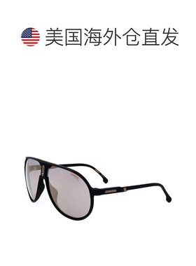 自营 Carrera中性款62毫米灰色太阳镜-哑光黑色 美国奥莱直发