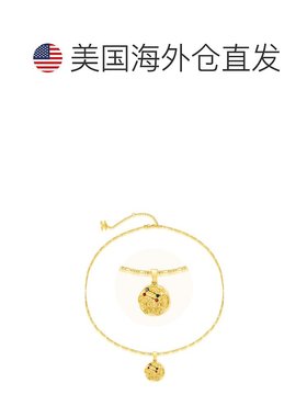 自营 classicharms黄金雕塑十二生肖吊坠项链套装 - 白羊座 - 双