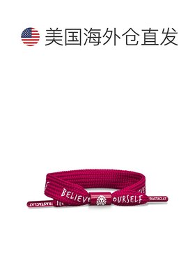 自营 Rastaclat 原创手工组装红色 Believe In Yourself 可调节单