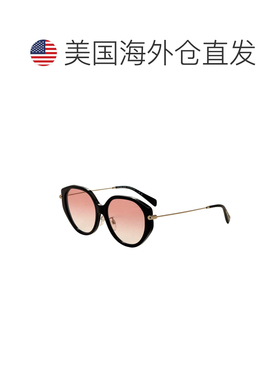 自营Michael Kors女士56mm黑色太阳镜-黑色 美国奥莱直发