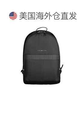 自营Tommy Hilfiger Polyester Men Men's Backpack - black 美国