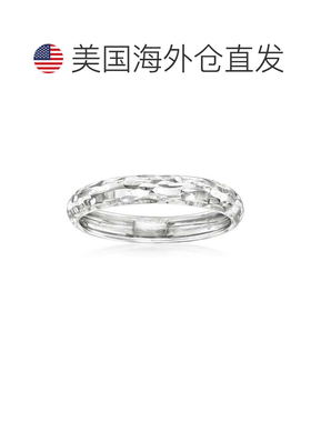 自营 Ross-Simons 意大利 14 克拉白金钻石切割戒指 - 白色 美国