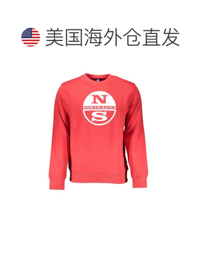 自营North Sails Cotton Men Men's Sweatshirt - red 美国奥莱直