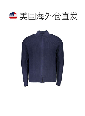 自营North Sails Cotton Men Men's Cardigan - blue 美国奥莱直