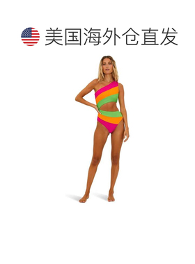自营Women's Beach Riot Joyce Swimsuit Multi Colorblock Stret