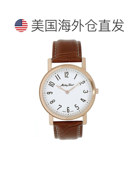 自营Mathey Tissot Men's City White Round 42mm - white 美国奥