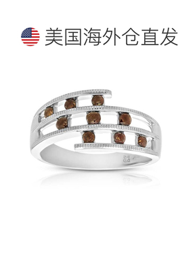 自营 vir jewels 2/5 cttw 红色钻石戒指 14K 白金 - 白色 美国奥