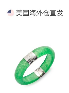 【美国直邮】macy's 通用 手镯纯银翡翠手链手表珠宝银手链