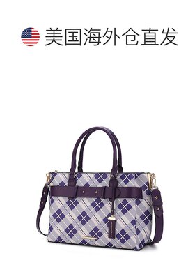 自营mia k collectionVivian Women's Vegan Leather Satchel Han