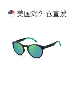 自营CARRERA 8056/S 07ZJ Z9黑色/绿色多层反光镜-黑色 美国奥莱