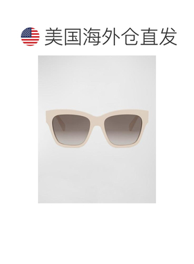 1h可退 【美国直邮】Celine Triomphe 醋酸方形太阳镜 时尚设计 1