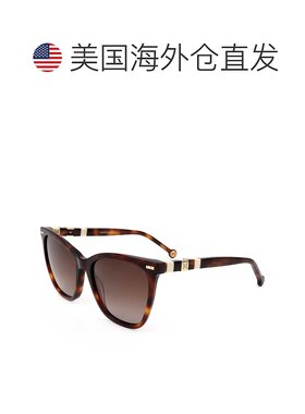 自营Carolina Herrera Women's Havana Ivory 55mm Sunglasses -