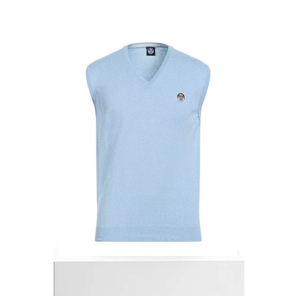 1h可退 【美国直邮】NORTH SAILS 男装针织衫 100 纯棉无袖V领毛 - 图3