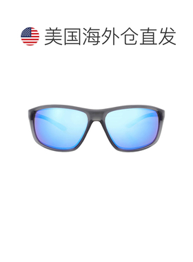 自营Nike Blue Mirror Wrap Men's Sunglasses NIKE ADRENALINE M