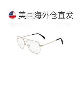 自营David Beckham Men's 57 mm Gold Opticals - gold 美国奥莱
