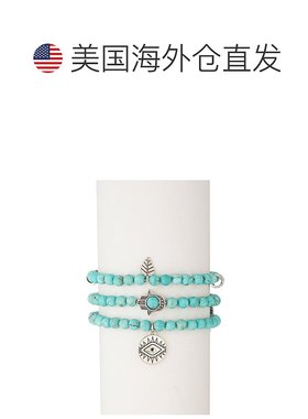 自营eye candyToya 串珠手链套装 - 绿松石 - 绿松石 【美国奥莱