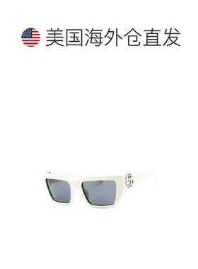 自营 Roberto Cavalli女式SRC016M 55mm太阳镜-白色 美国奥莱直发